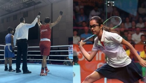 National Games 2022: Borgohain leaves her opponent searching for cover, teen sensation Anahat wins squash bronze