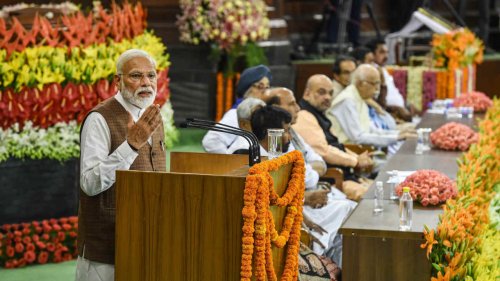 NDA parliamentary meet: By bowing to Constitution, Narendra Modi sought to dispel fears of majoritarianism