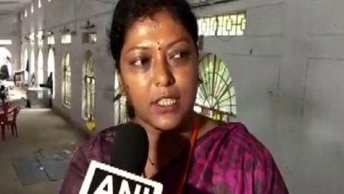 Tripura: BJP MLA Mimi Majumder draws flak over video of woman washing her feet