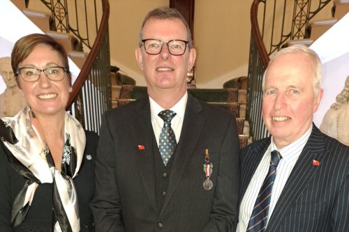 Yorkshire fisher receives Merchant Navy Medal