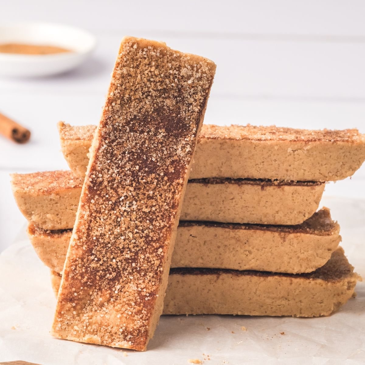 Dairy-Free Snickerdoodle Protein Bars