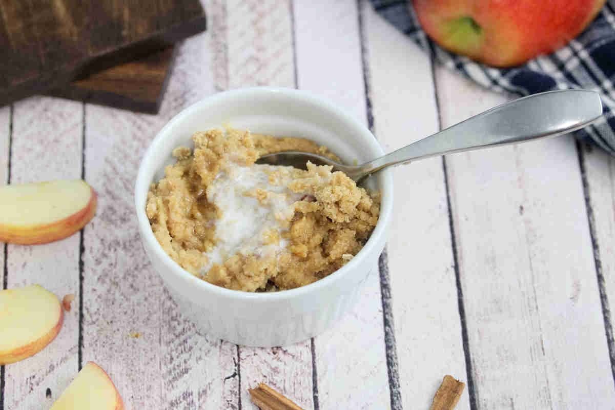 Protein Apple Mug Cake (No Egg!)