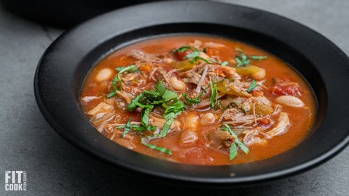 Slow Cooked Smoked Turkey Tomato Soup Recipe – Holiday leftovers