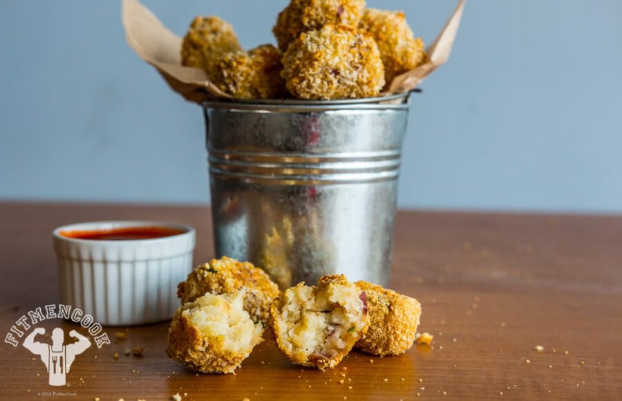 Healthy Mashed Potato Tater Tots - Fit Men Cook