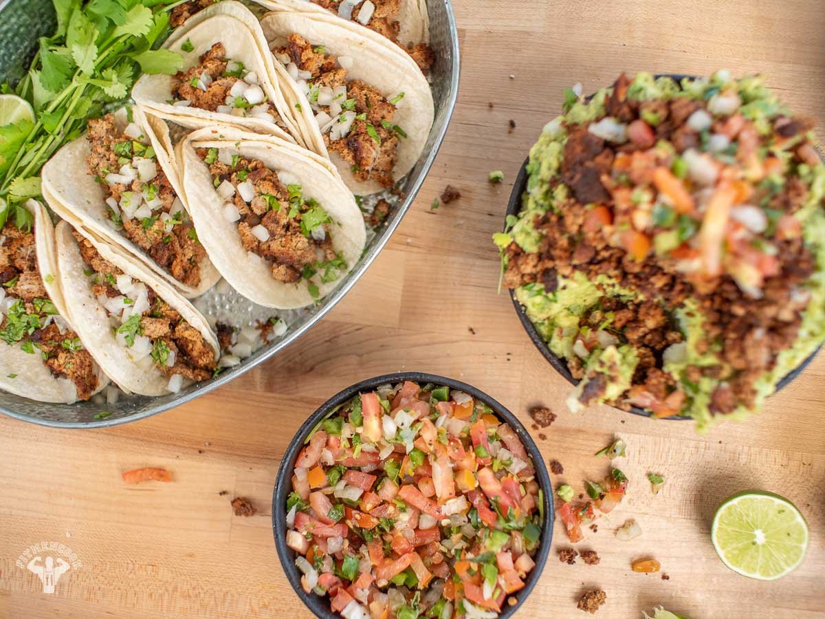 Best Low Carb Street Vegan Tacos Recipe - Fit Men Cook