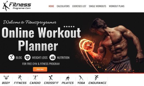 Online Workout Planner | Free Workout Builder