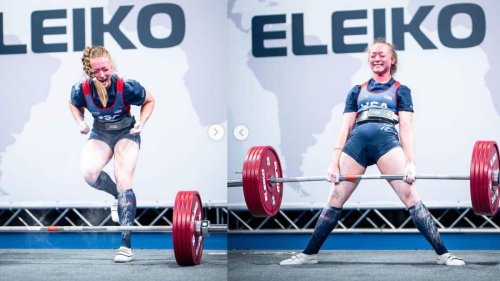 Natalie Richards (57KG) Sets 512.5-kg (1,129.9-lb) Raw Total World ...