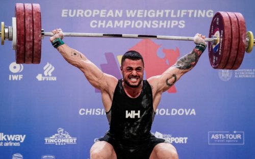 Karlos Nasar (96KG) Sets New Snatch & Total World Records at 2025 European Weightlifting Championships