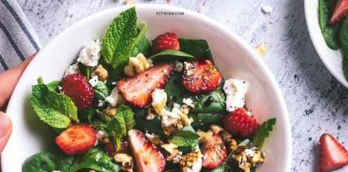 This Strawberry Walnut Salad Will Make You Excited To Eat Your Greens