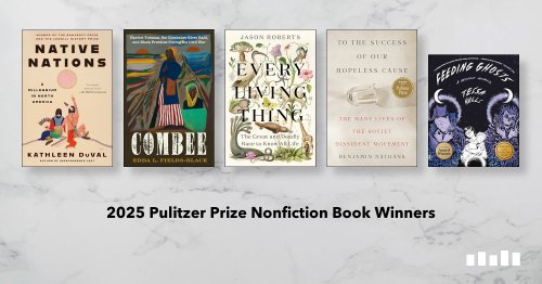 2025 Pulitzer Prize Nonfiction Book Winners