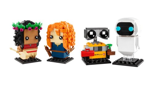 New LEGO Disney BrickHeadz include Wall•E & EVE, Cruella & Maleficent and Moana & Merida