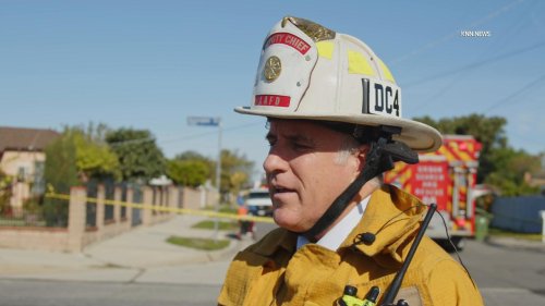 US, Los Angeles: Pacoima Explosion Destroys Home Traps Dogs And Injures Man With Sound On Tape