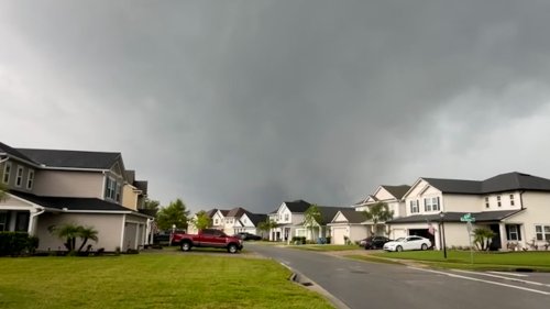 Terrifying footage shows large tornado in St. Augustine, Florida
