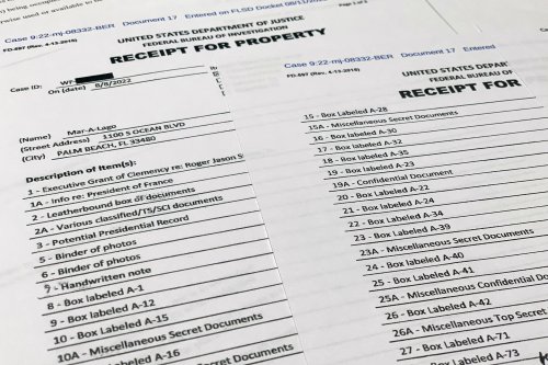 FBI seized top secret documents in Trump estate search