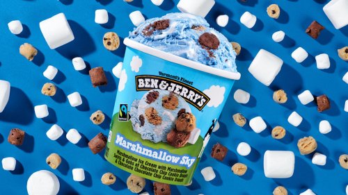 Ben & Jerry's New Marshmallow Pint Gets Its Pretty Color From Algae