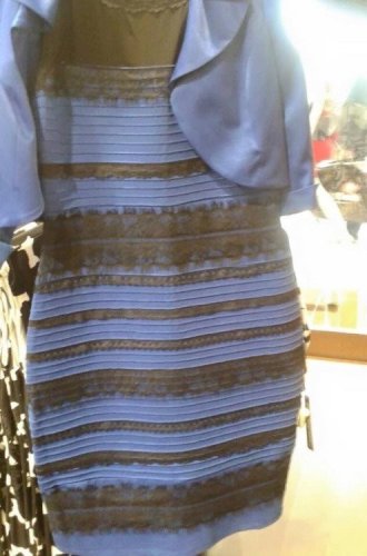 Why our brains see the black and blue dress as white and gold