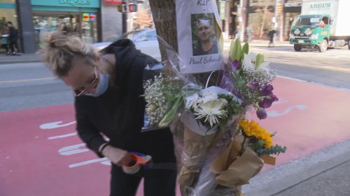 Growing memorial for Vancouver starbucks stabbing victim Paul Schmidt