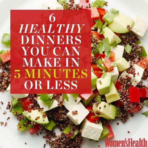 6 Healthy Dinners You Can Make in 5 Minutes or Less