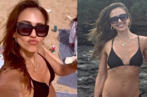Jessica Alba rocks the Internet with bikini beach photos