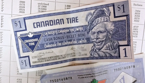 Ton vieil argent du Canadian Tire pourrait valoir jusqu'à 3 500$ le billet