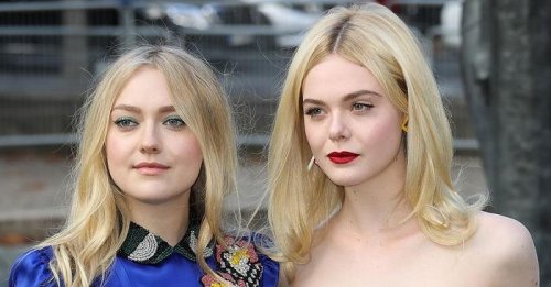 Dakota and Elle Fanning both shunned skinny jeans in favor of this chill trend