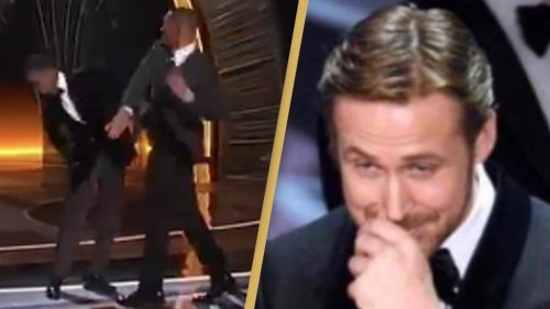 Ryan Gosling Has Hilarious Reaction To That  Will Smith Incident