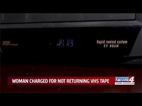 woman charged with felony for vhs tape