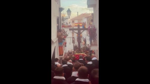 Spain: Good Friday Procession In Alicante