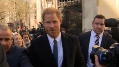 Prince Harry arrives at High Court for phone-tapping and privacy case against Daily Mail publisher