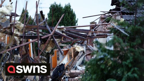 Shocking images show the result of a suspected gas explosion that ...