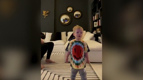 Katherine Ryan’s toddler son has hilariously blunt reaction to Masked Singer reveal