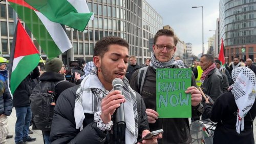 Germany: Pro-Palestine Protesters in Berlin Demand Release of Mahmoud Khalil