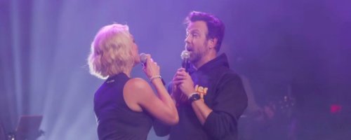 Ted Lasso and Rebecca Welton singing Lady Gaga's "Shallow" plus more great duets