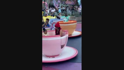 Cardi B’s Security Guard Riding On Disneyland Teacup Ride Goes Viral ...