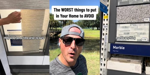 A real estate expert lists the absolute worst materials to use in your home