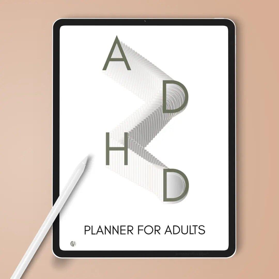 ADHD Planner for Adults cover image