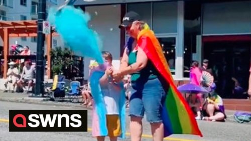 Watch the moment 4-year-old officially announces to the world HE IS A BOY in gender reveal