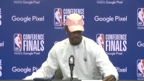 Miami Heat forward Jimmy Butler after Thursday's Game 2 loss to the Celtics
