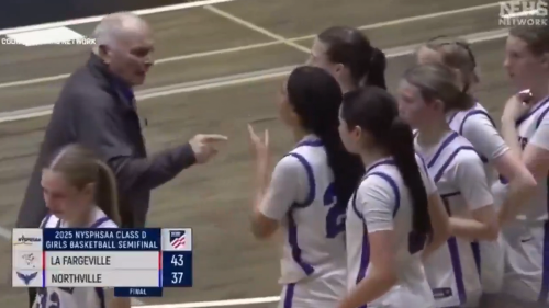 Yep, this girl's basketball coach was fired after pulling his player's ponytail