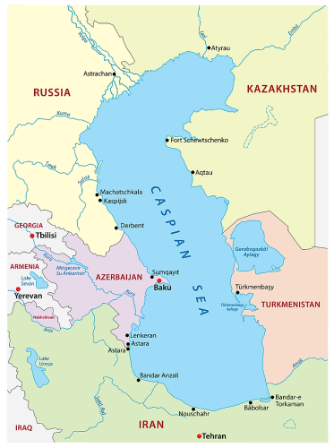 Caspian Sea is actually the world's biggest lake and not a sea
