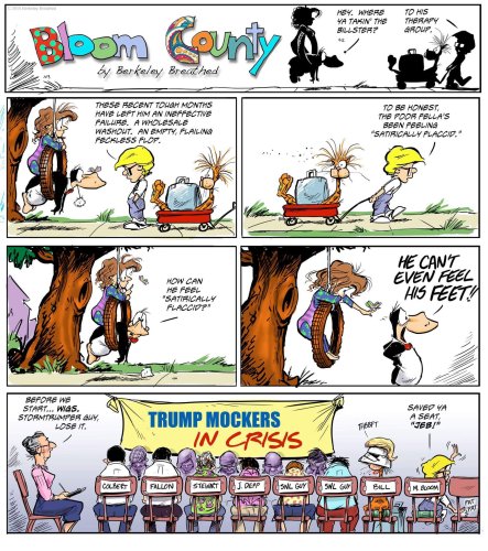 Levity - and #Trump #BloomCounty on #2016