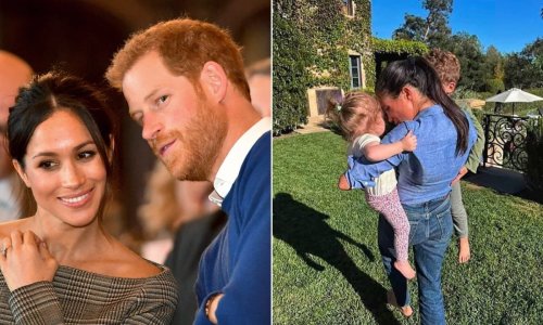 Meghan Markle and daughter Lilibet are identical in rare photos