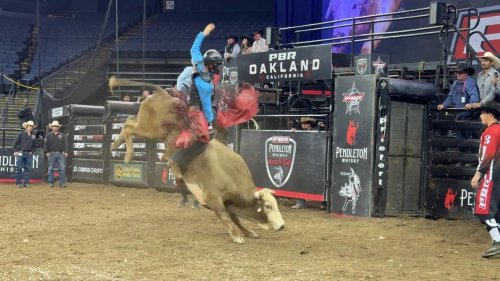 US: Professional Bull Riders ‘PBR’ 2025 held in Oakland