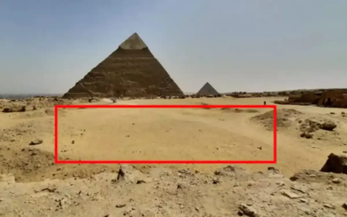 Unknown structure found under sand near Great Pyramid of Giza in huge discovery