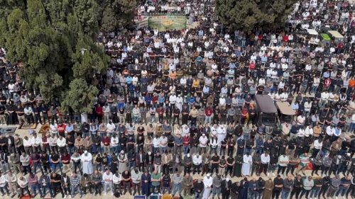 Israel: Tens of thousands of Muslim worshippers visits the Al-Aqsa Mosque on Ramadan