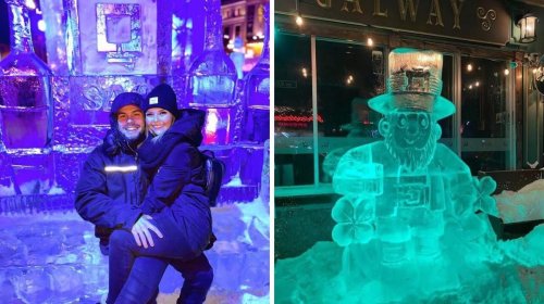 Des sculptures de glace et de neige débarquent en plein coeur de Québec 