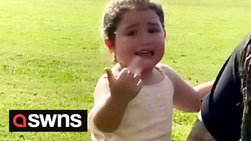 Kid flips off dad telling him to 'shut up' after he tells her to 'harden up'