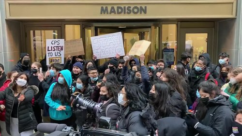 Chicago Public Schools students stage walkout