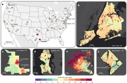 Urban Sinkholes in the Making? Satellite Data Reveals Shocking Truth About U.S. 