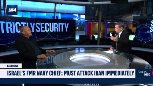 Israel's former Navy Chief: 'Must attack Iran immediately'
